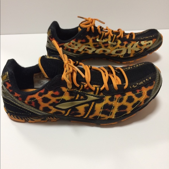 brooks leopard running shoes